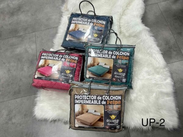 Protector de colchón impermeable afelpado<br>(Fardo x 24 und)