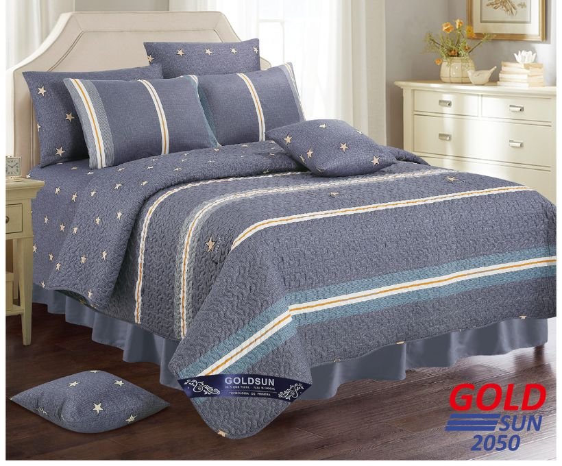 Set cobertor estampado 7pcs<br>(Fardo x 28 und)