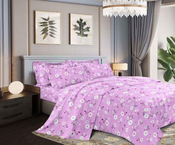 SET DE SÁBANAS 4PCS C/ DISEÑO 1800 HILOS (FARDOX30UND)