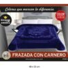 Frazada terciopelo c/ carnero 4kg<br>(Fardo x 26 und)