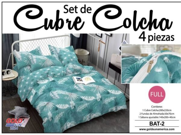 SET DE CUBRE COLCHA 4PCS (FARDOX24UND)
