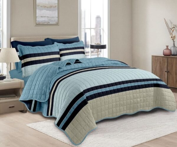 SET COBERTOR DE VERANO 7PCS 2PLAZAS (FARDOX24UND)