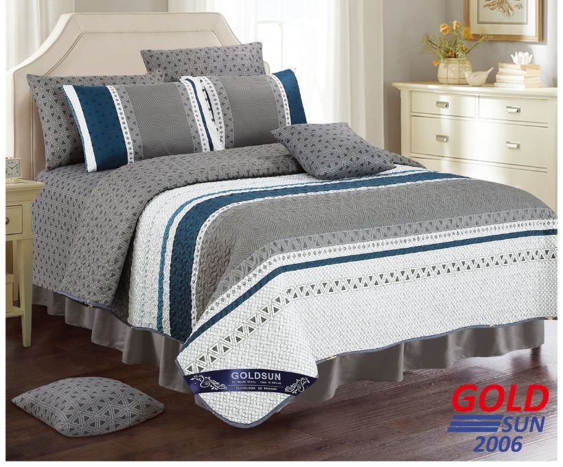 Set cobertor estampado 7pcs<br>(Fardo x 28 und)