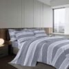 SET DE SÁBANAS 4PCS C/ DISEÑO 1800 HILOS (FARDOX30UND)