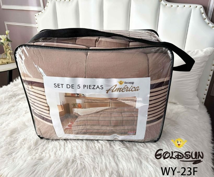 22 Tela c/ carnero estampado 5pcs Goldsun<br>(Fardo x 20 und)