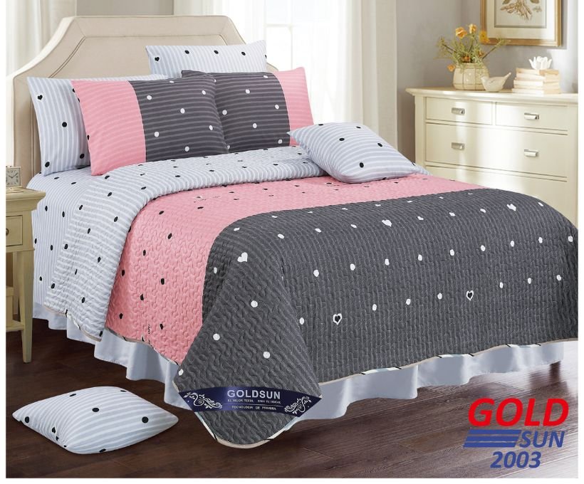 Set cobertor estampado 7pcs<br>(Fardo x 28 und)