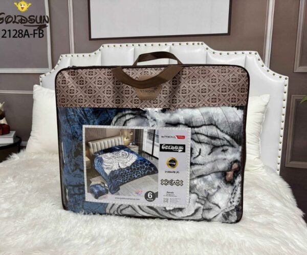 Frazada terciopelo doble cara 6kg<br>(Fardo x 16 und)
