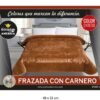 Frazada terciopelo c/ carnero 4kg<br>(Fardo x 26 und)