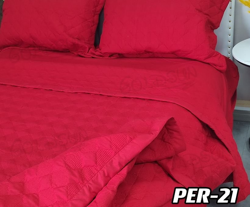 Cobertor verano color entero 5pcs <br> (Fardo x 8 und)