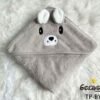 TOALLA MICROFIBRA C/ CAPUCHA BEBE 80X80 CM. (FARDOX240UND)