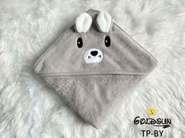 TOALLA MICROFIBRA C/ CAPUCHA BEBE 80X80 CM. (FARDOX240UND)
