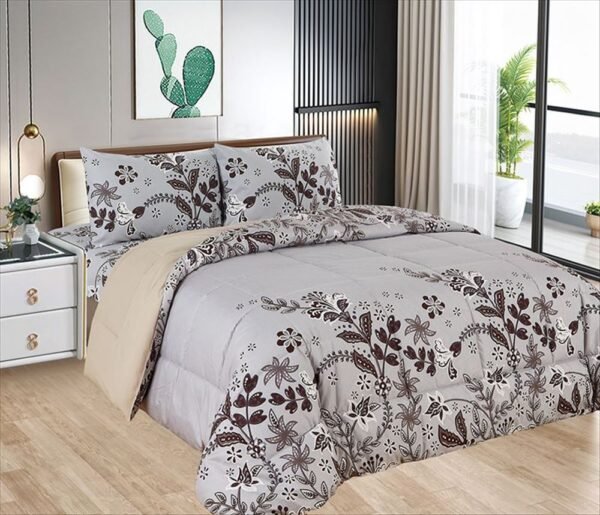 Edredón tela c/ tela 5pcs 3000Hilos Casatex<br>(Fardo x 15 und)
