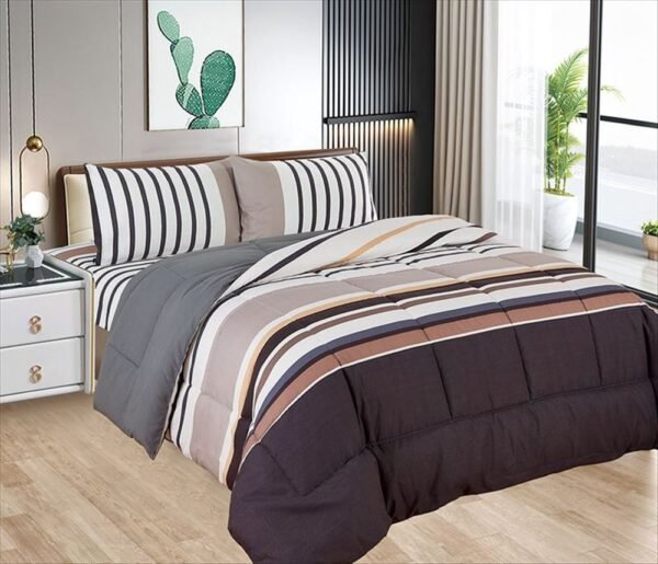 Edredón tela c/ tela 5pcs 3000Hilos Casatex<br>(Fardo x 15 und)