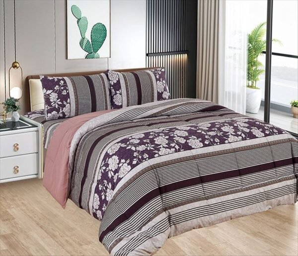 Edredón tela c/ tela 5pcs 3000Hilos Casatex<br>(Fardo x 15 und)