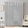 Cortina Jaquard c/ tull Casatex<br>(Fardo x 24 und)