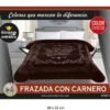 Frazada terciopelo c/ carnero 4kg<br>(Fardo x 26 und)