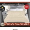 Frazada terciopelo c/ carnero 4kg<br>(Fardo x 26 und)