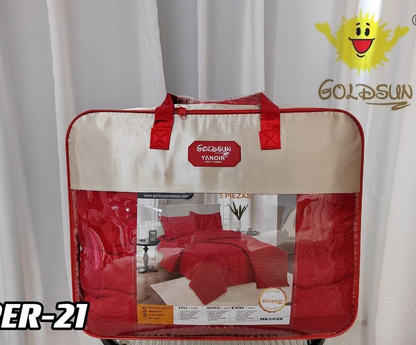 Cobertor verano color entero 5pcs <br> (Fardo x 8 und)