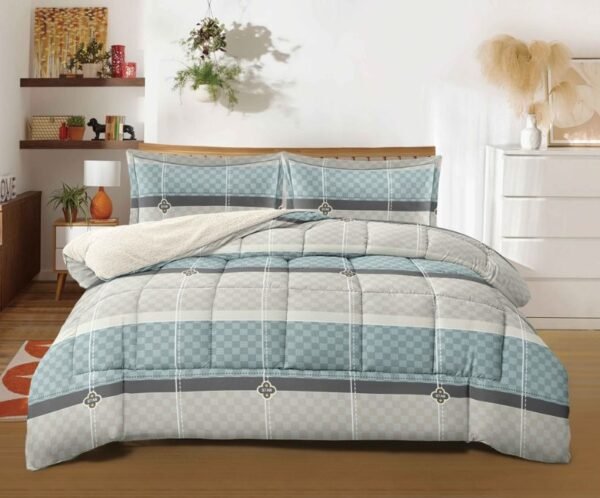 COBERTOR TELA C/ CARNERO ACOLCHADO 5PCS (FARDOX20UND)