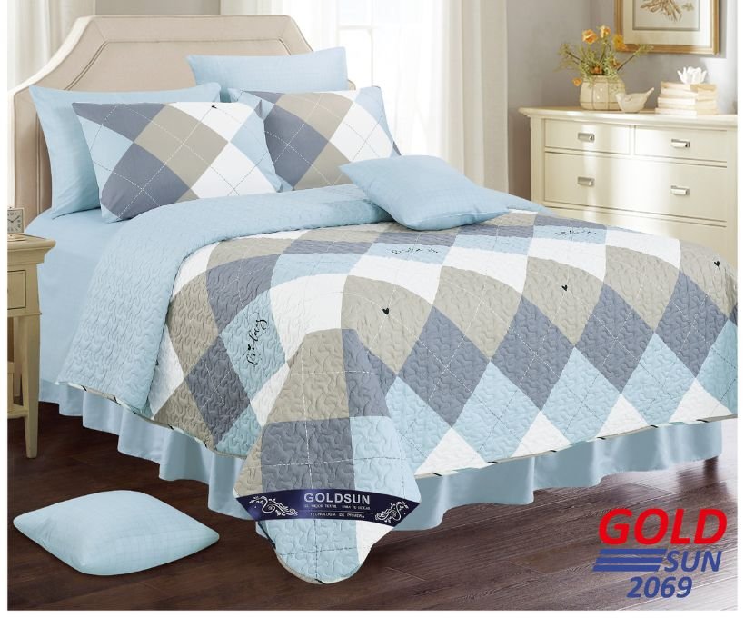 Set cobertor estampado 7pcs<br>(Fardo x 28 und)