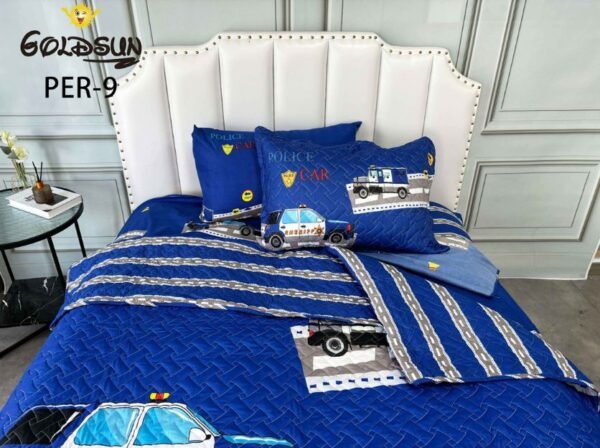 SET COBERTOR VERANO NIÑO 5PCS 1.5 PLZ (FARDOX40UND)