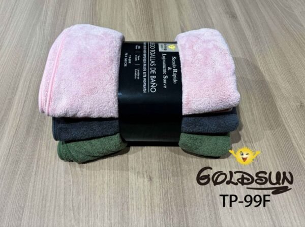 TOALLA MICROFIBRA COLOR ENTERO 70X140 CM. (FARDOX15DOC.)