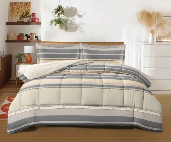 COBERTOR TELA C/ CARNERO ACOLCHADO 5PCS (FARDOX20UND)