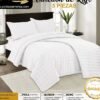 SET COBERTOR DE VERANO 5PCS COLOR ENTERO QUEEN (FARDOX08UND)