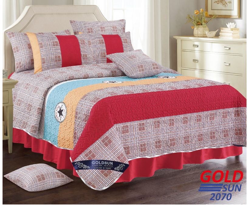 Set cobertor estampado 7pcs<br>(Fardo x 28 und)