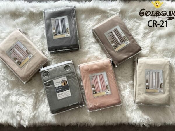Set cortina black out 100% x 2pcs<br>(Fardo x 24 und)