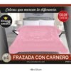 Frazada terciopelo c/ carnero 4kg<br>(Fardo x 26 und)