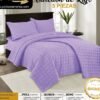 SET COBERTOR DE VERANO 5PCS COLOR ENTERO QUEEN (FARDOX08UND)