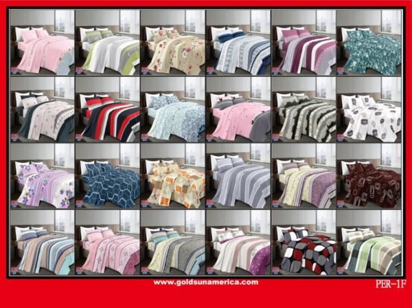 SET COBERTOR DE VERANO 7PCS 2PLAZAS (FARDOX24UND)