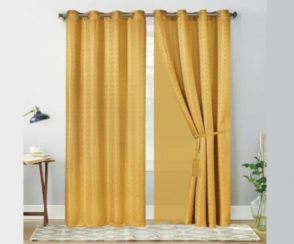 Cortina c/ velo diseño americano Casatex<br>(Fardo x 24und)