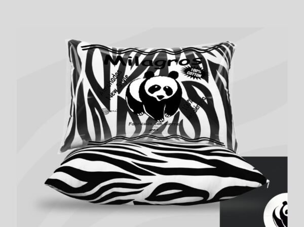 Almohada relleno c/ microfibra siliconada zebra (Fardo x 60 UND)