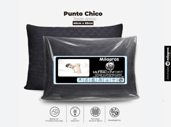 Almohada ultraconfort tejido de punto (Fardo x 60 und)