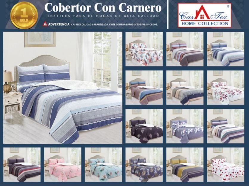 IMG PRINCIPAL WEB (40) Cobertor tela c/ carnero 4pcs Casatex<br>(Fardo x 24)