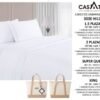 Sábanas hoteleras premium 3000 Hilos Casatex<br>(Fardo x 24 und)