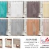 Cortina Jaquard c/ tull Casatex<br>(Fardo x 24 und)
