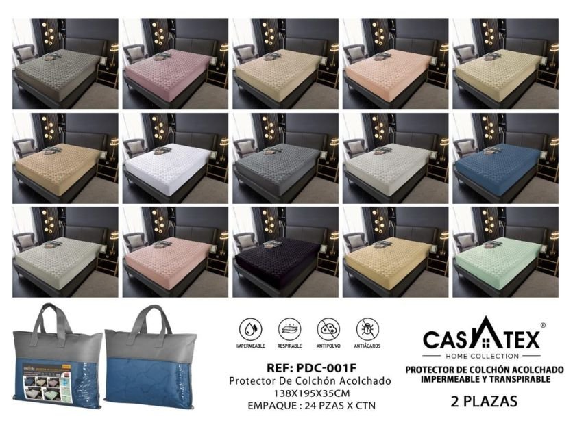 Protector de colchón impermeable Casatex (Fardo x 24 und)