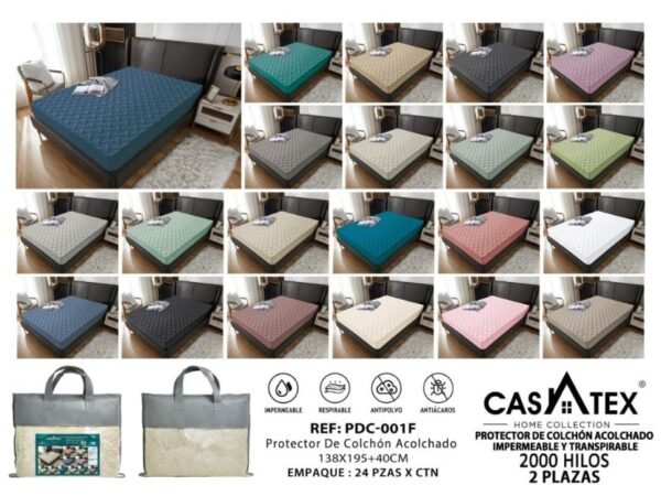 Protector de colchón impermeable Casatex<br>(Fardo x 24 und)