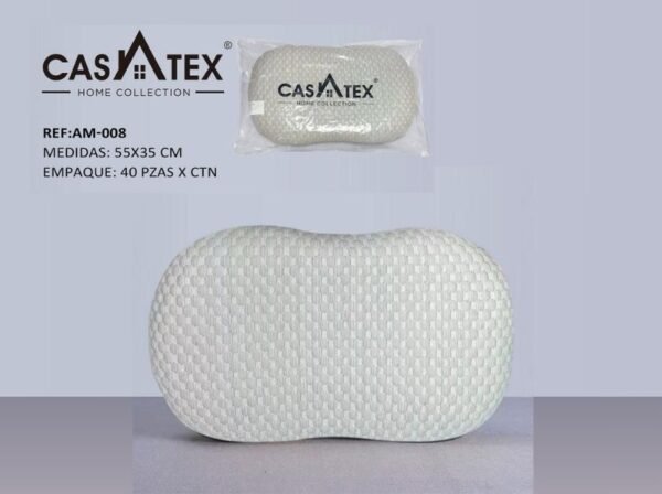 Almohada viscoelástica Casatex<br>(Fardo x 40 und)