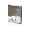Set de cortinas Doriza c/ 8 argollas Casatex (Fardo x 24 und)