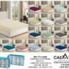 Sábanas ajustables 2400 Hilos 2 plazas Casatex (Fardo x 96 und)