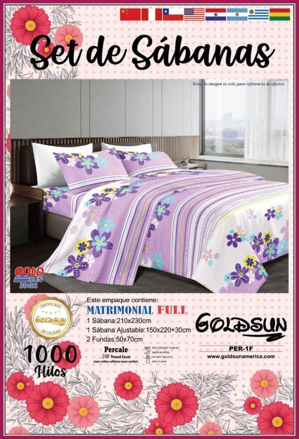 SET COBERTOR DE VERANO 7PCS 2PLAZAS (FARDOX24UND)