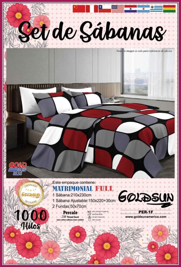 SET COBERTOR DE VERANO 7PCS 2PLAZAS (FARDOX24UND)