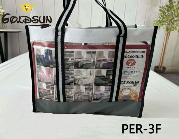SET COBERTOR DE VERANO 7PCS C/ CORTINA (FARDOX12UND)