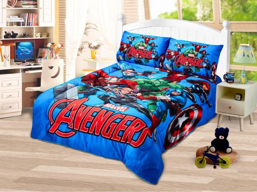 10 Edredón tela c/ carnero 5pcs Disney<br>(Fardo x 24 und)