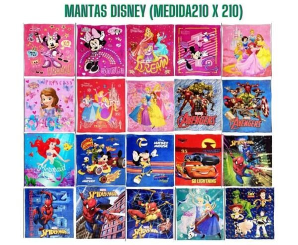 Manta Disney (Fardo x 80 Und)