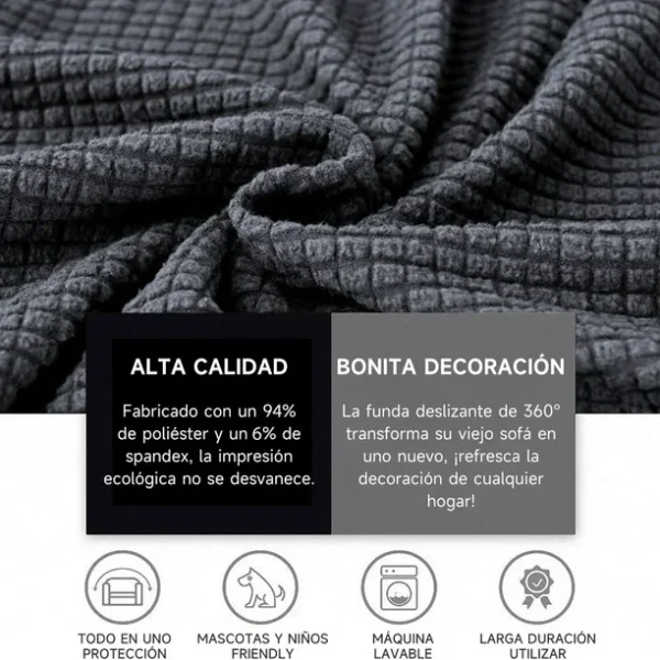 Forro de mueble 3+2+1 con textura<br>(Caja x 20 und)